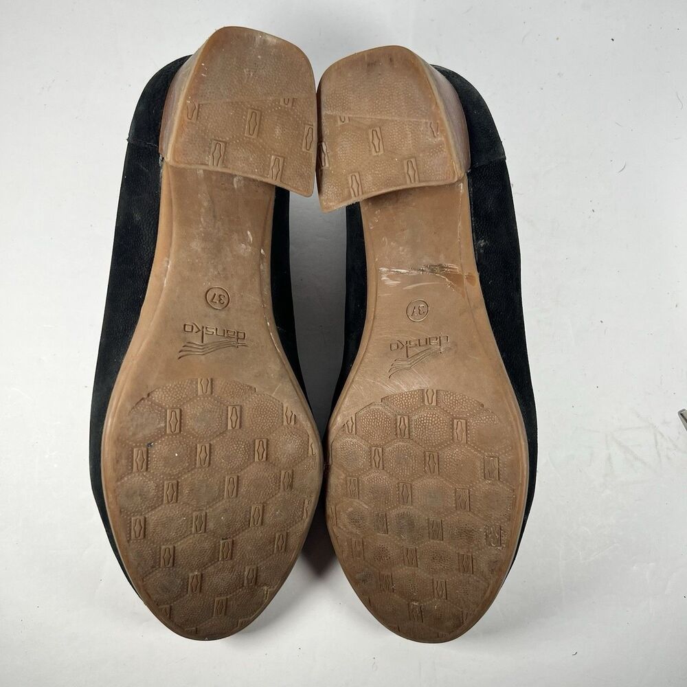 Dansko Preston Slip On Black Block Heel Slip On Casual Shoes Women's 37 (US 7) - Picture 6 of 8